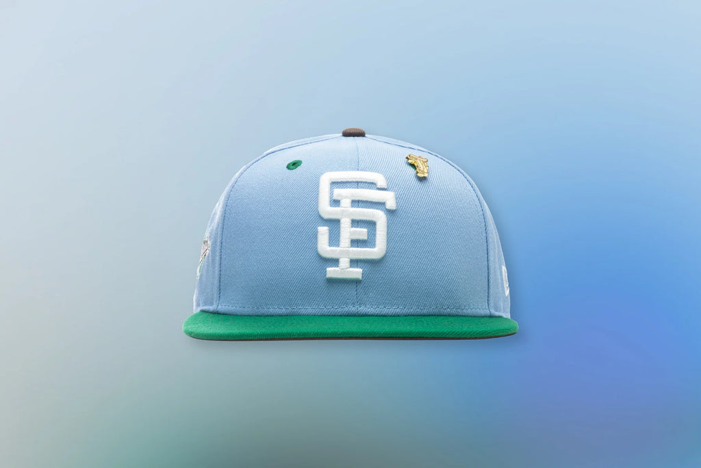 Feature x New Era Earth San Francisco Giants Fitted Birdseye Blue Kelly Green