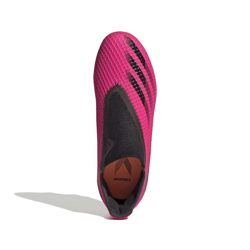 adidas Kids X Ghosted 3 Laceless FG Firm Ground Cleats