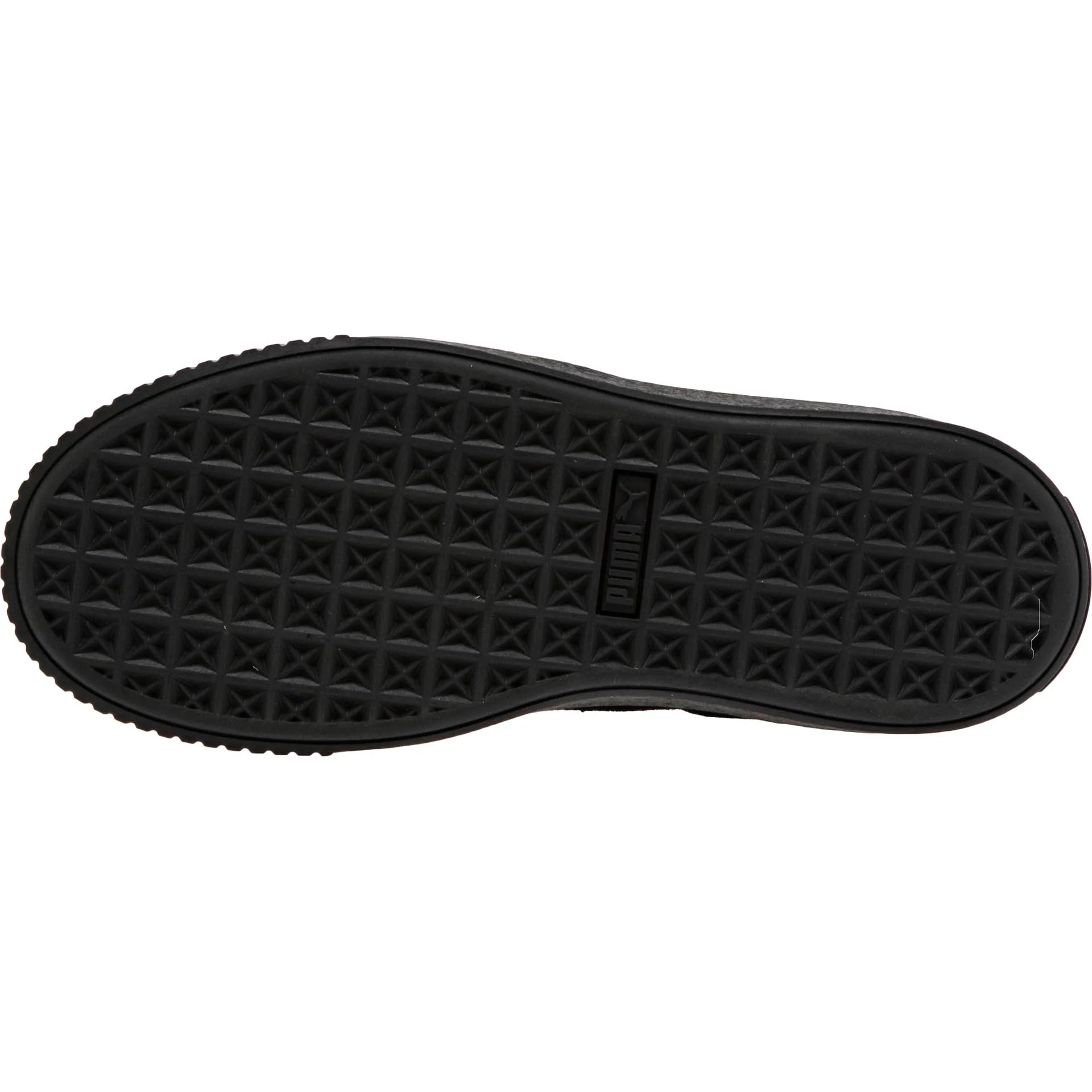 Suede Creeper Women Lifestyle Shoe Black Gold