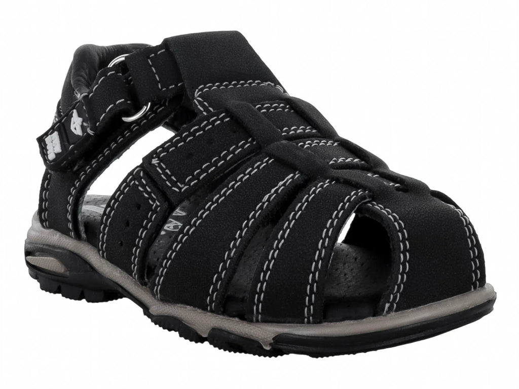 Sandalias New Boys Negro para Niño