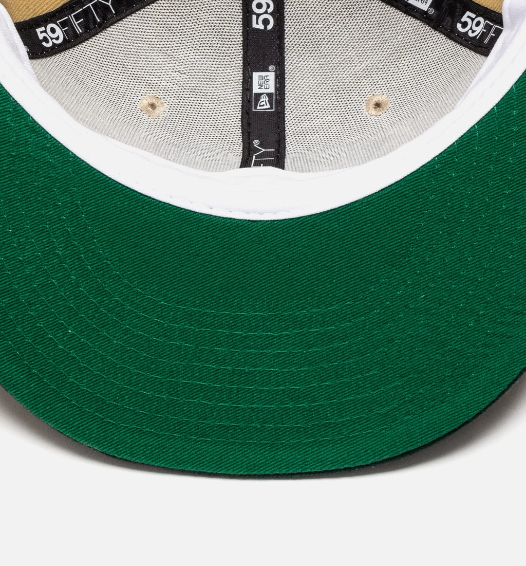 Oakland As Gold Dome 59Fifty Mens Fitted Hat Gold Green