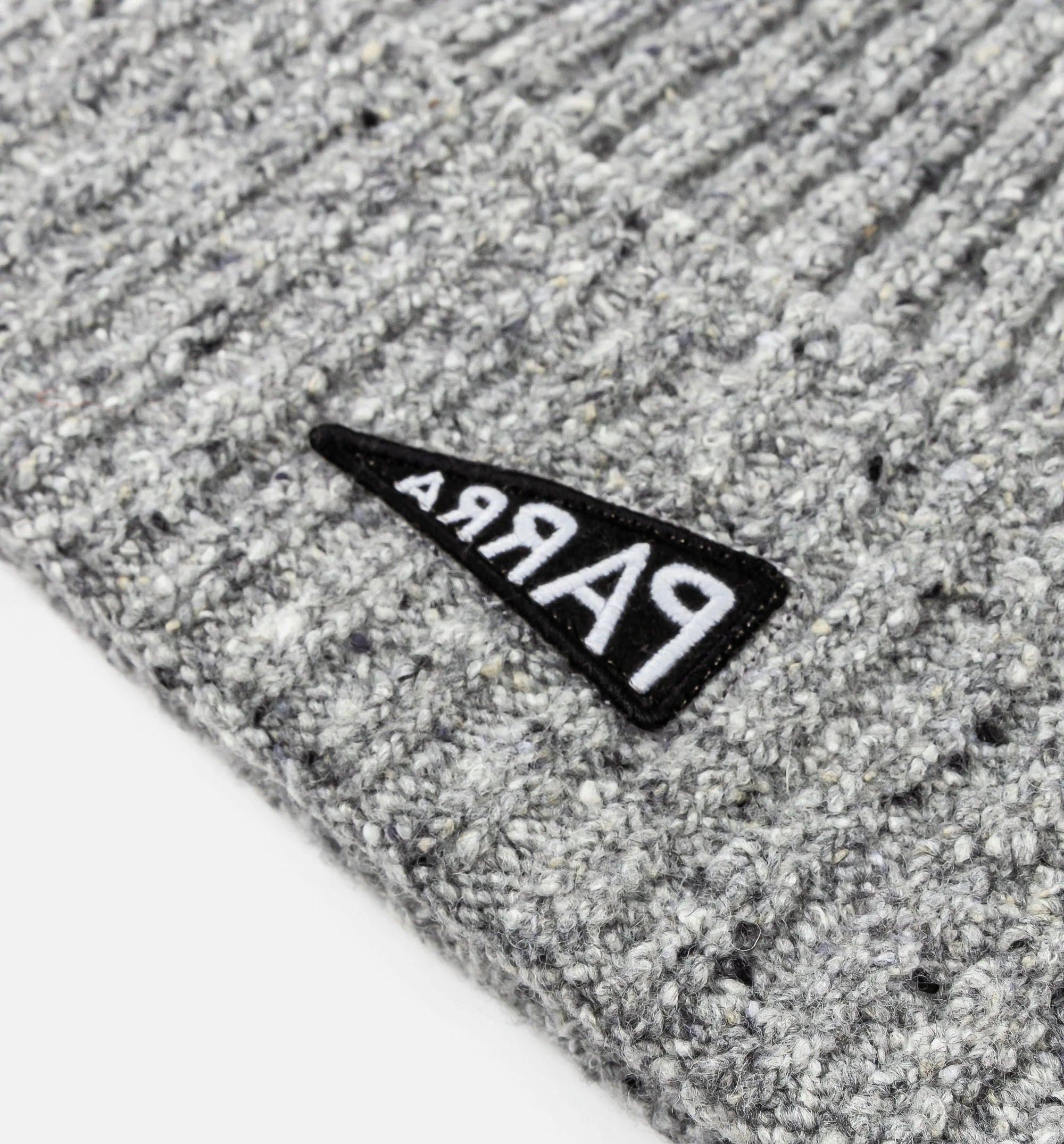 Reversed Flag Beanie Mens Hat Grey