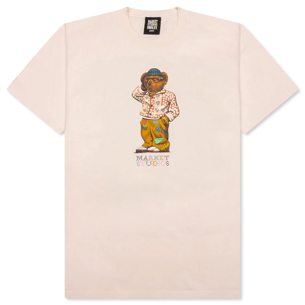 Folk Fitted Bear T Shirt Unbleached Cotton