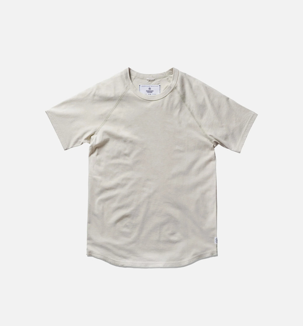 Reigning Champ Raglan Cotton Jersey Tee Mens Dust
