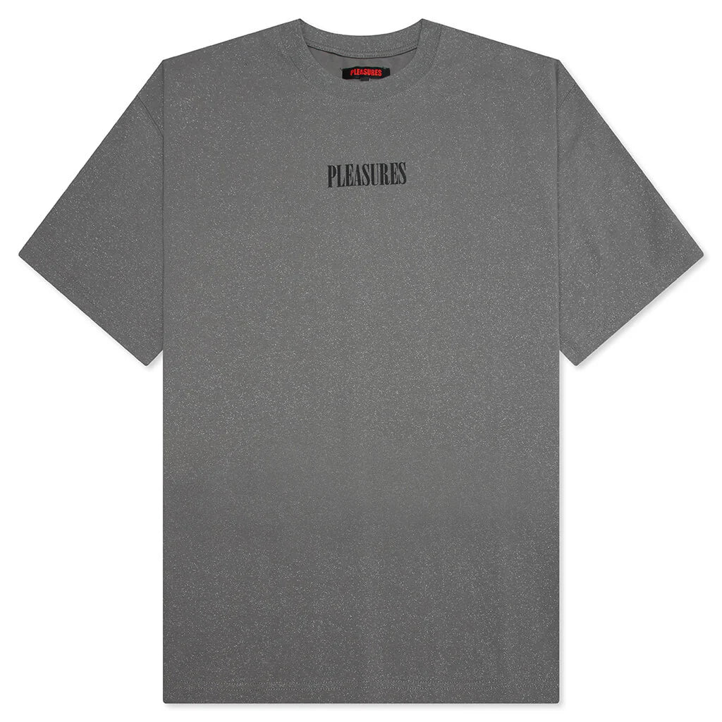 Onyx Glitter T Shirt Grey