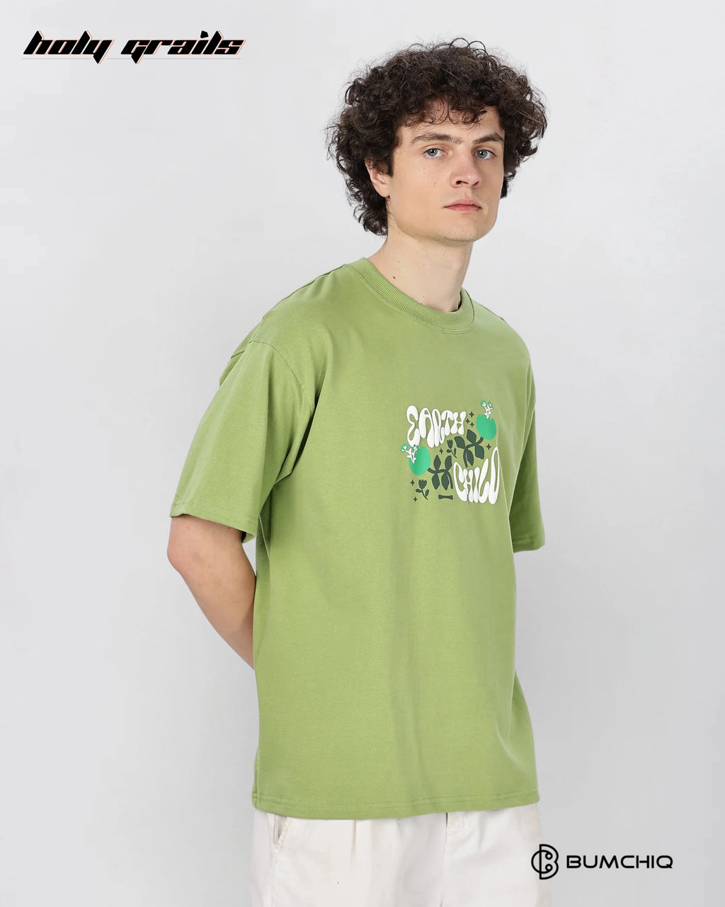 Nature Lost Green Oversize Tee HG x Bumchiq