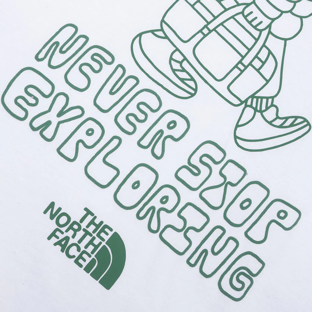 Alien Relaxed S S Graphic Tee White