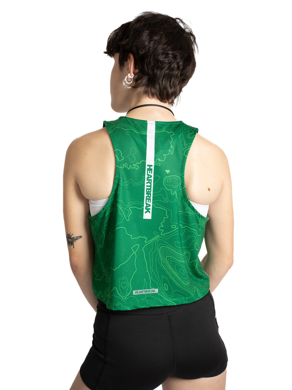 Heartbreak Womens Boston Crop Singlet