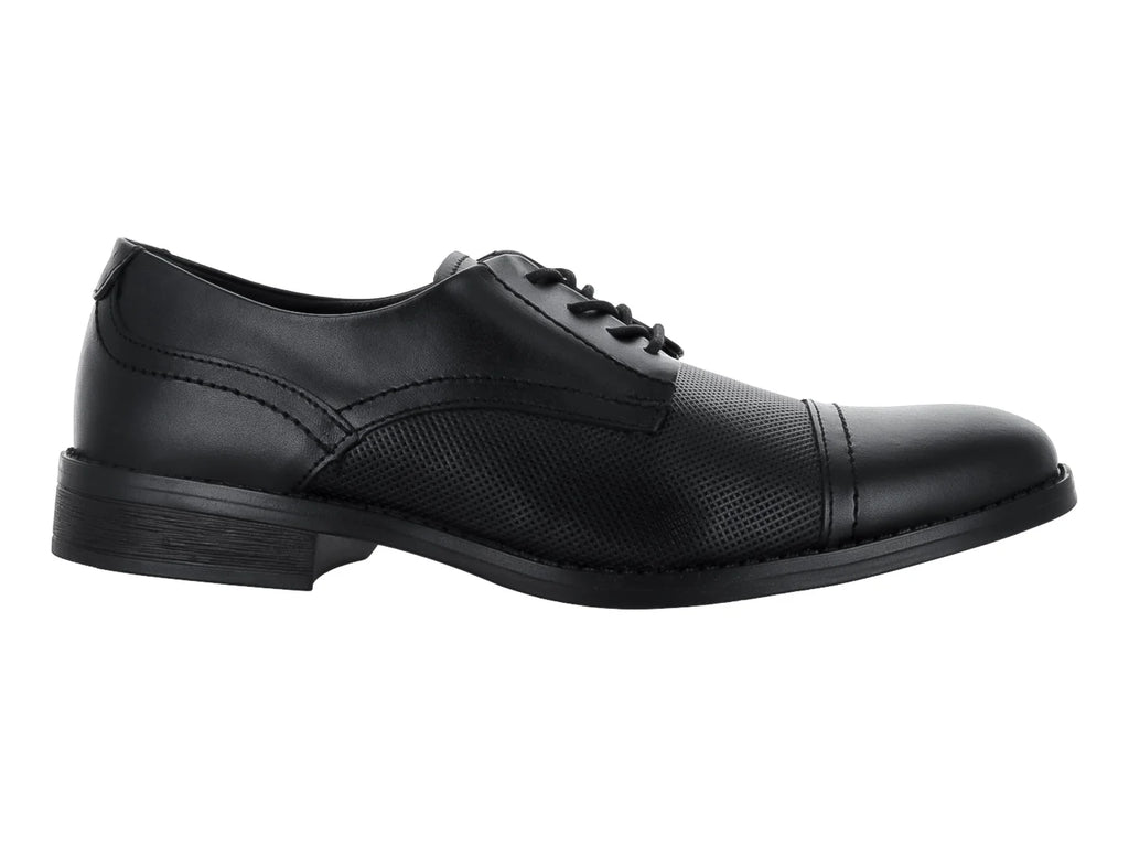Zapatos Romanos de Piel Negro para Hombre