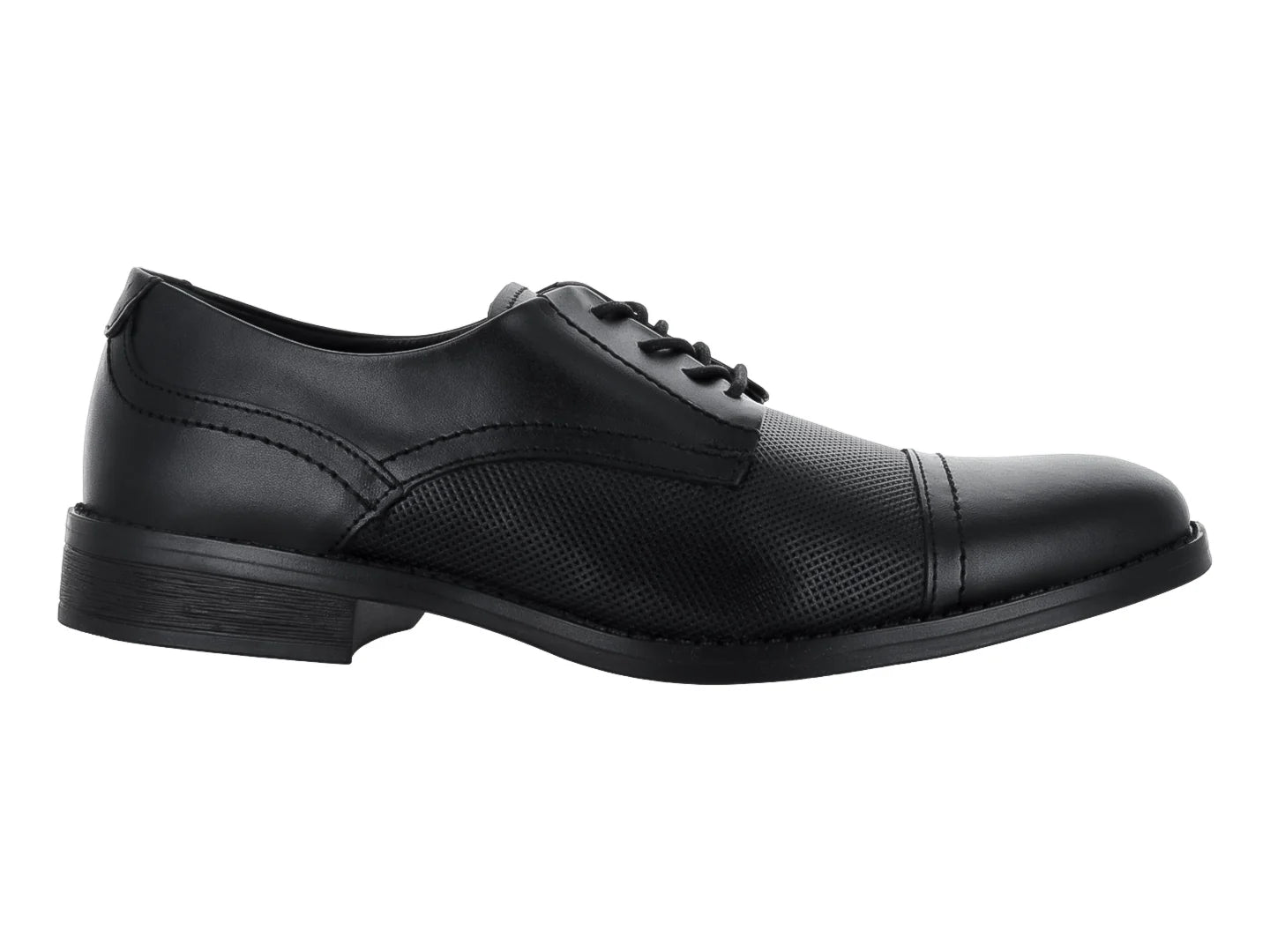 Zapatos Romanos de Piel Negro para Hombre