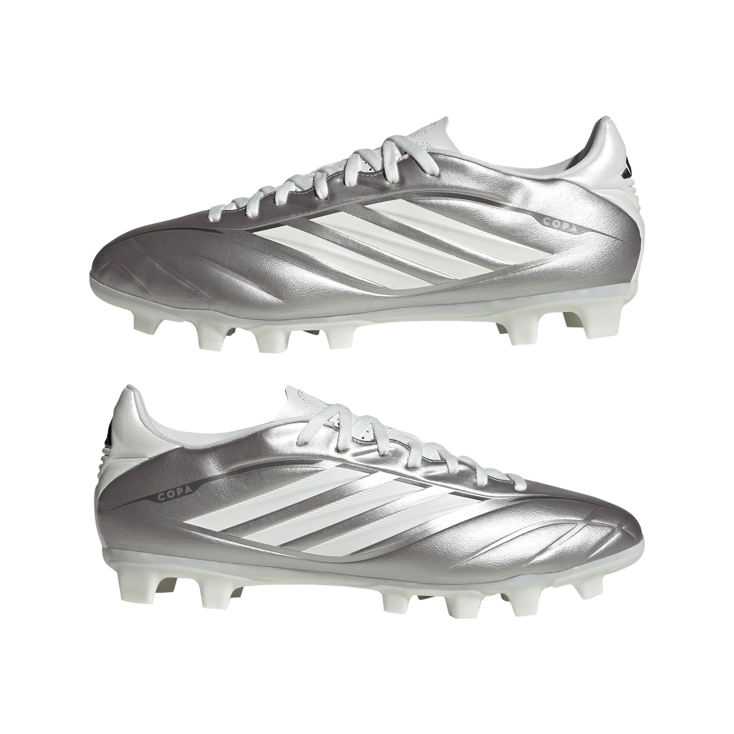 adidas Copa Pure IV Club FG MG Firm Ground Multi Ground Mens Soccer Cleats Metal Silver