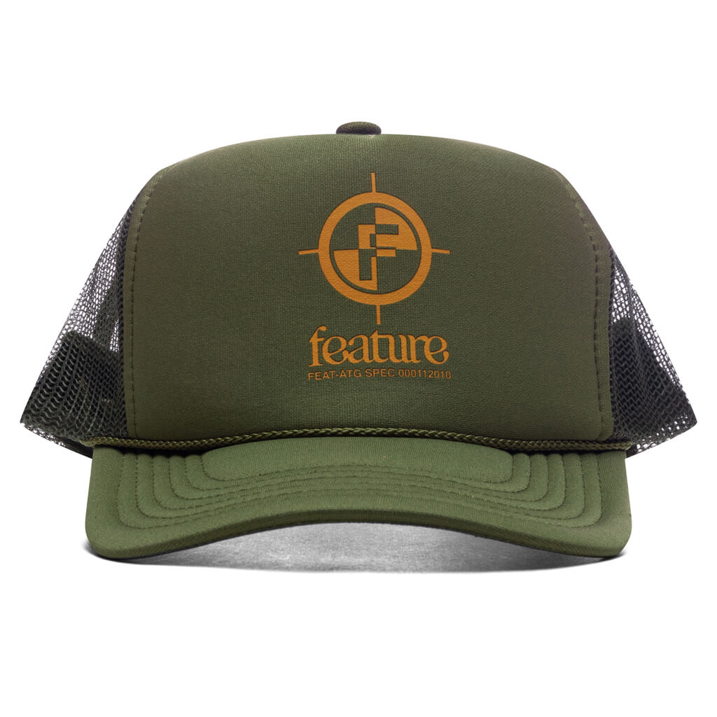 Crosshair Trucker Olive Green