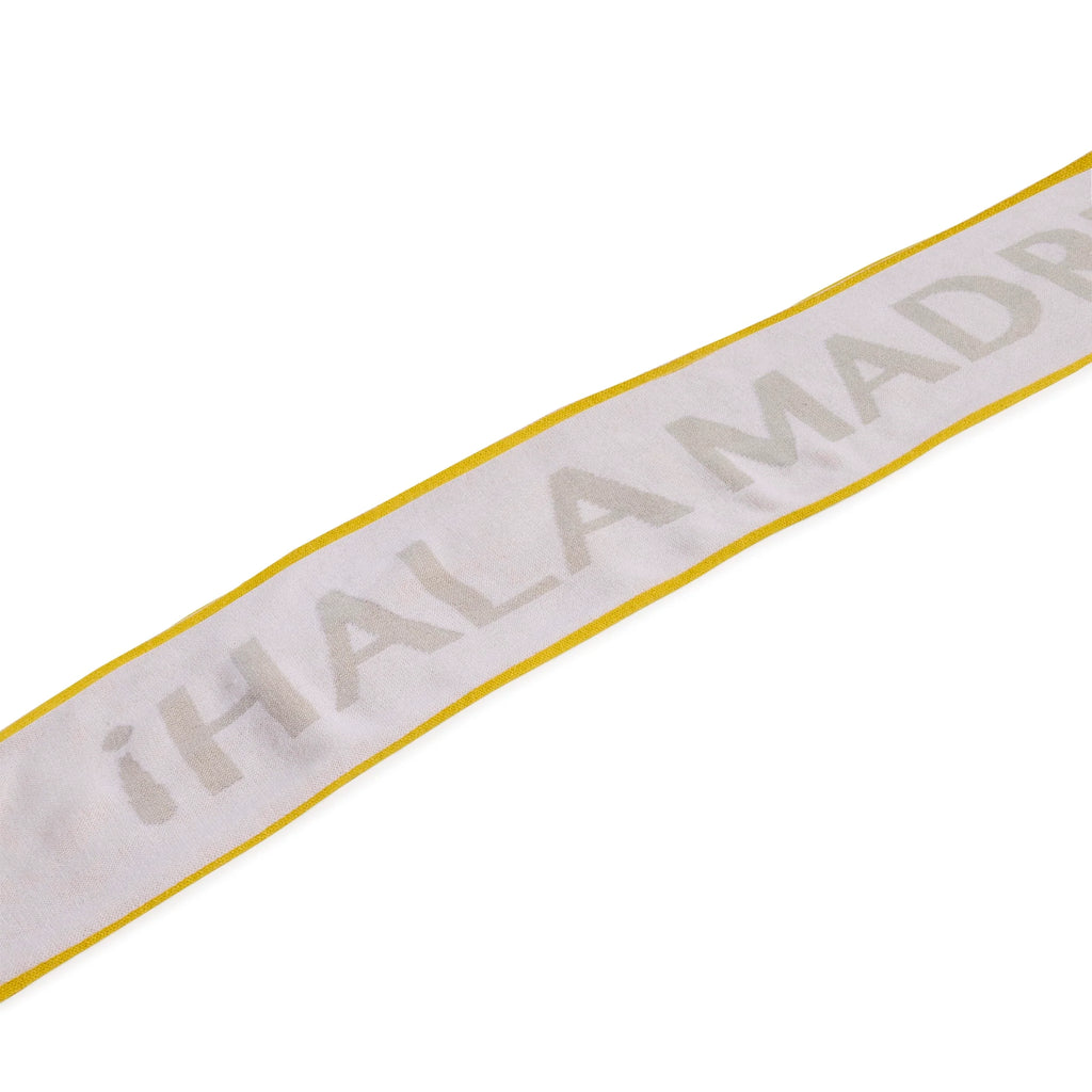 adidas Real Madrid Home Soccer Scarf White
