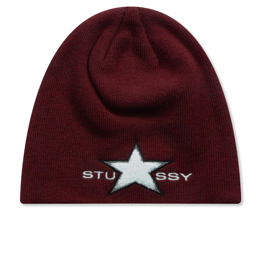 Skullcap Chenille Wine