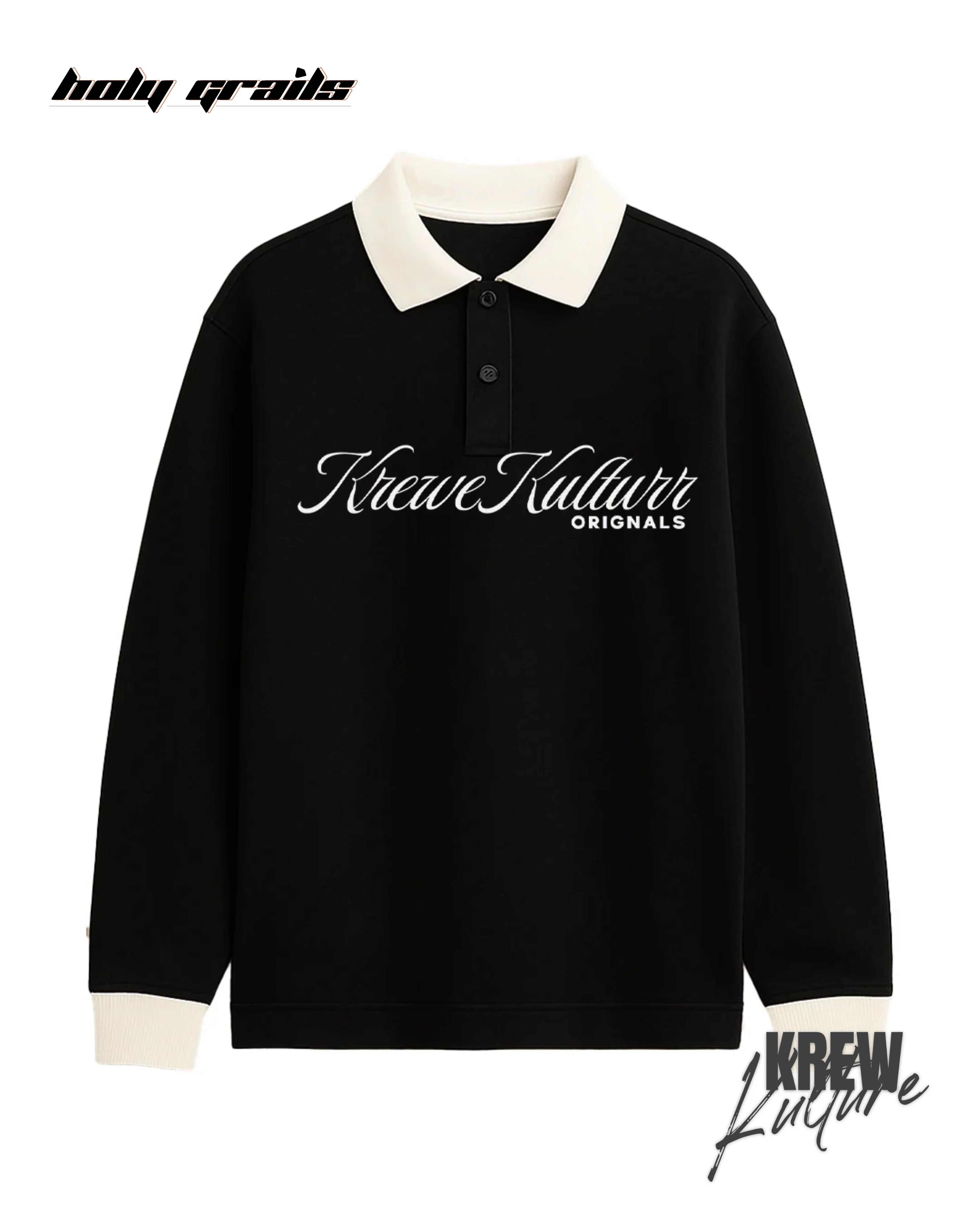 Trust the Author of Life Black Polo T Shirt HG x Krewe Kulturr