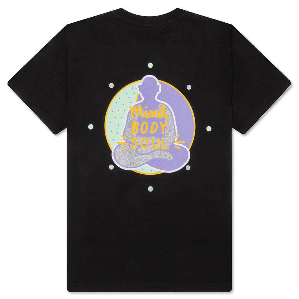 Feature x Pretty Done Mind Body Soul Tee Black