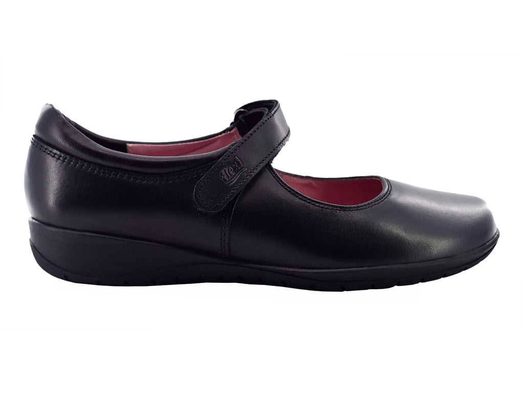 Zapatos Planos Flexi Negros para Mujer