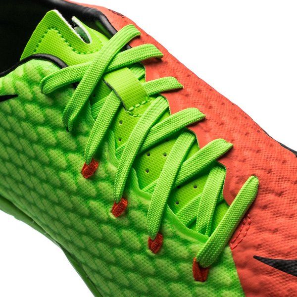 Nike Kids Jr Hypervenom Phade III FG Firm Ground Football Boot Electric Green Black