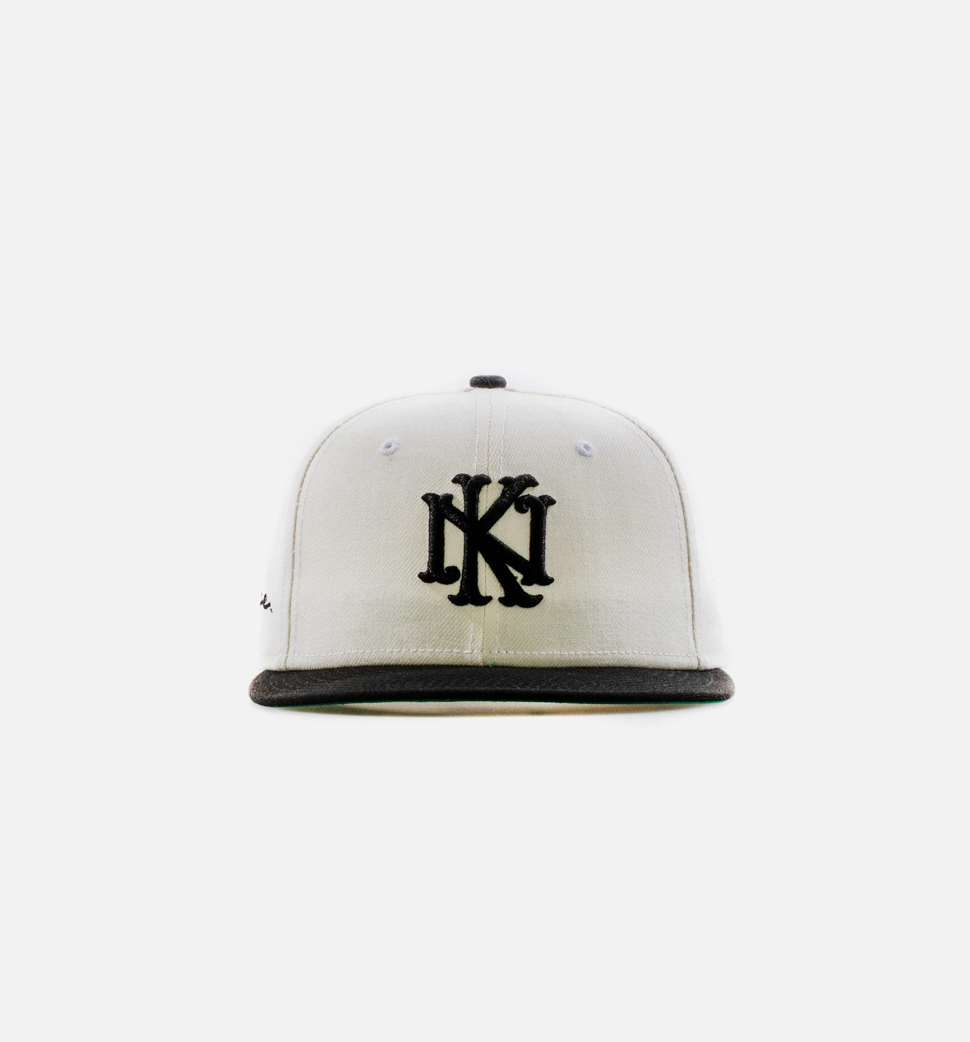 Nice Kicks Monogram 2Tone 5950 Mens Hat Cream White