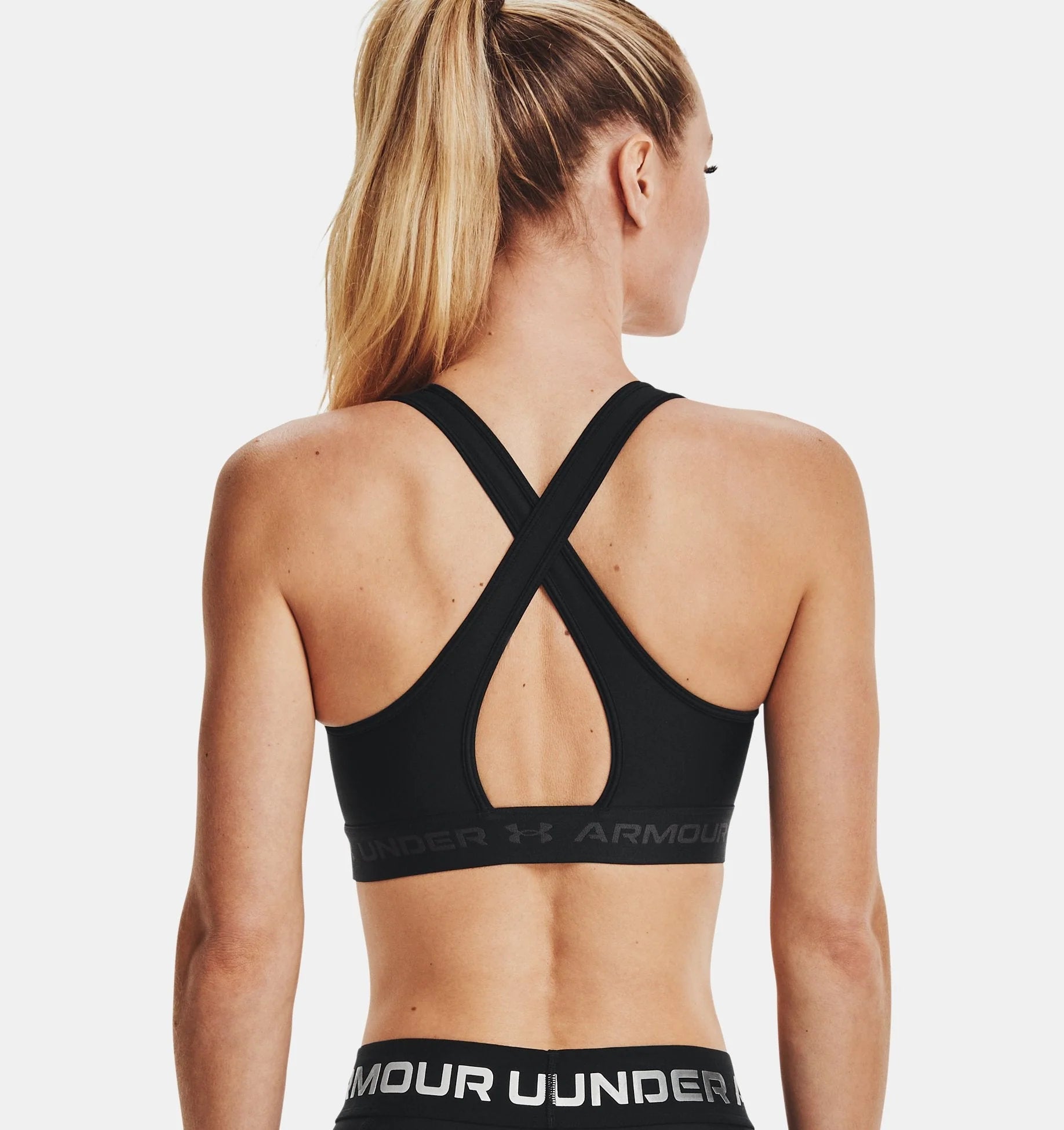 Under Armour Mid Crossback Sports Bra