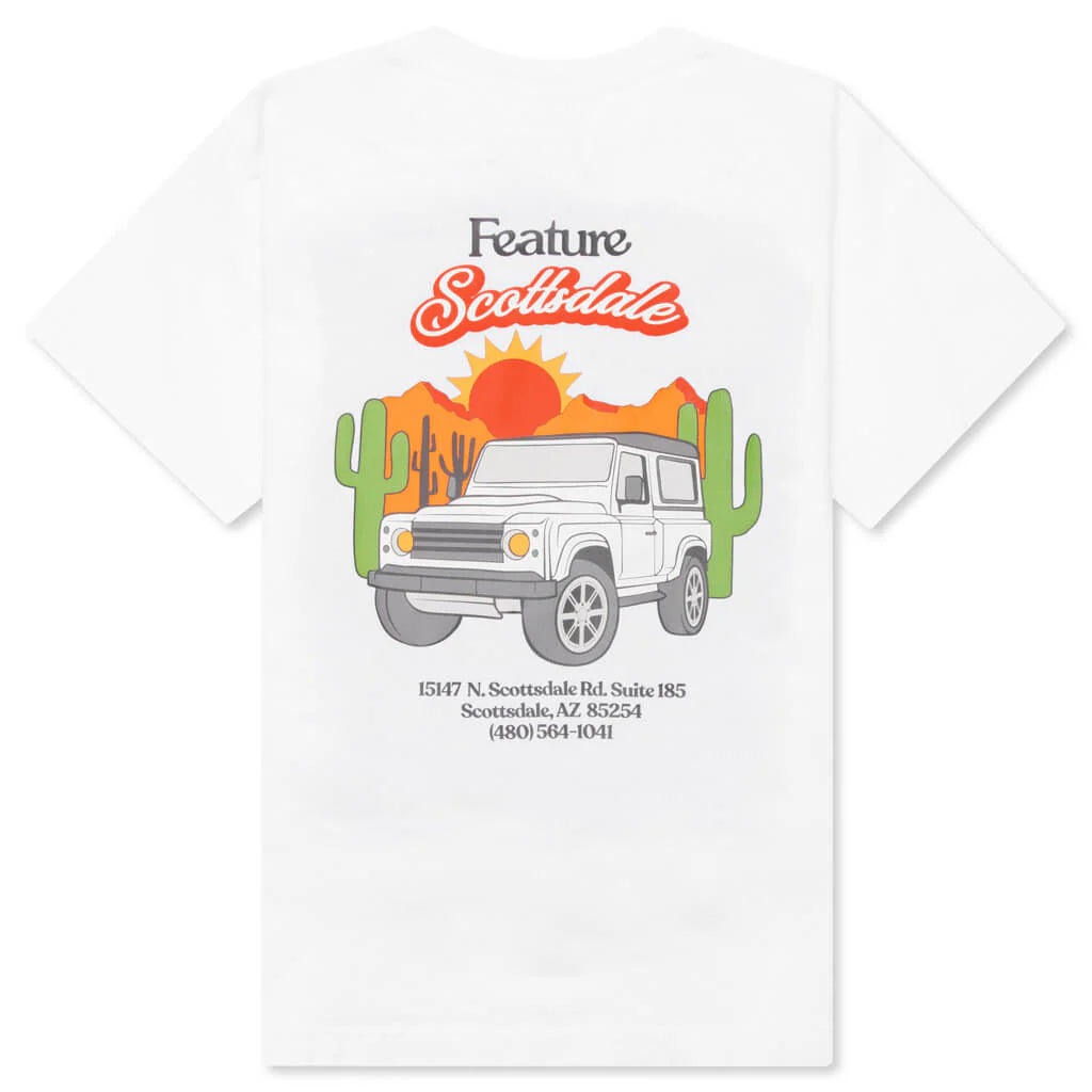 Kids Scottrover S S Tee White
