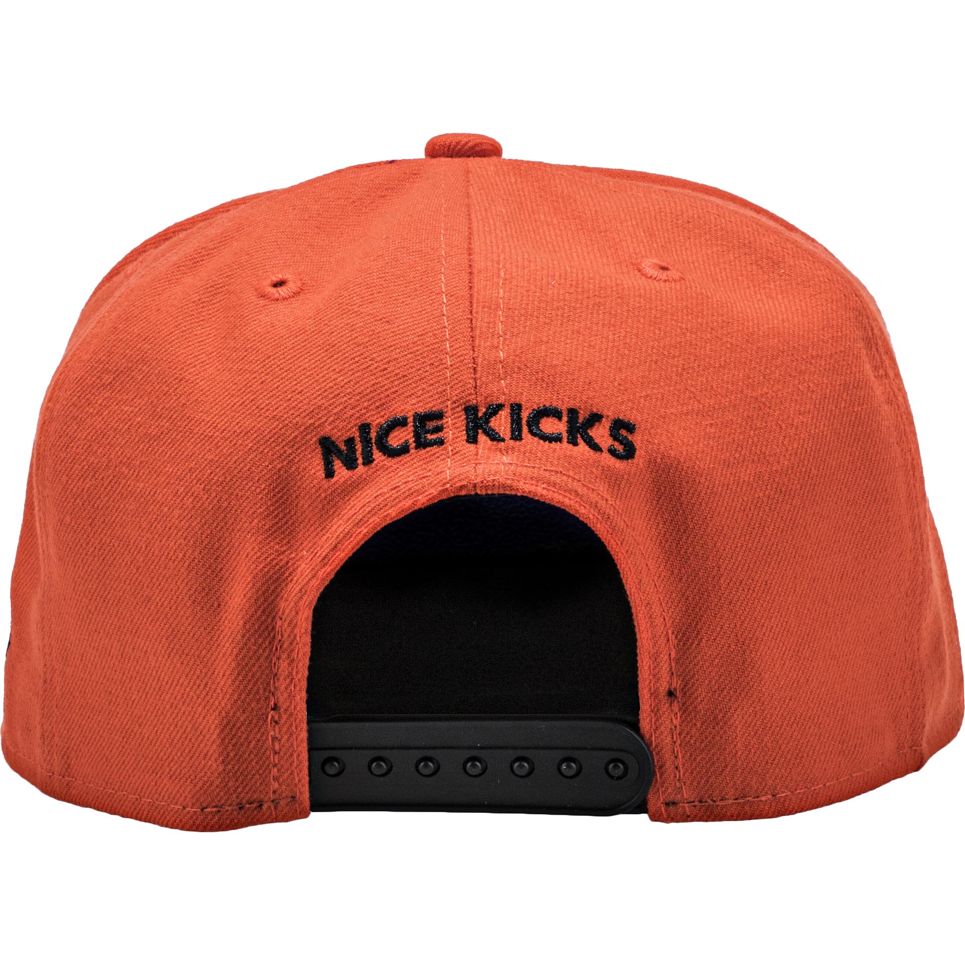 Nice Kicks X New Era Snapback Hat Giant Orange Black