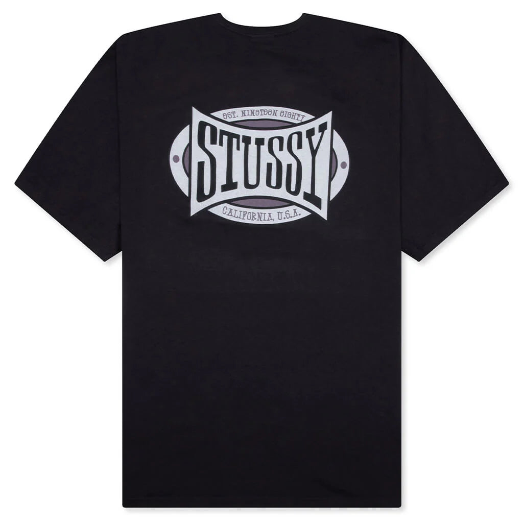 Champion Oval Pigment Dyed Tee Faded Black
