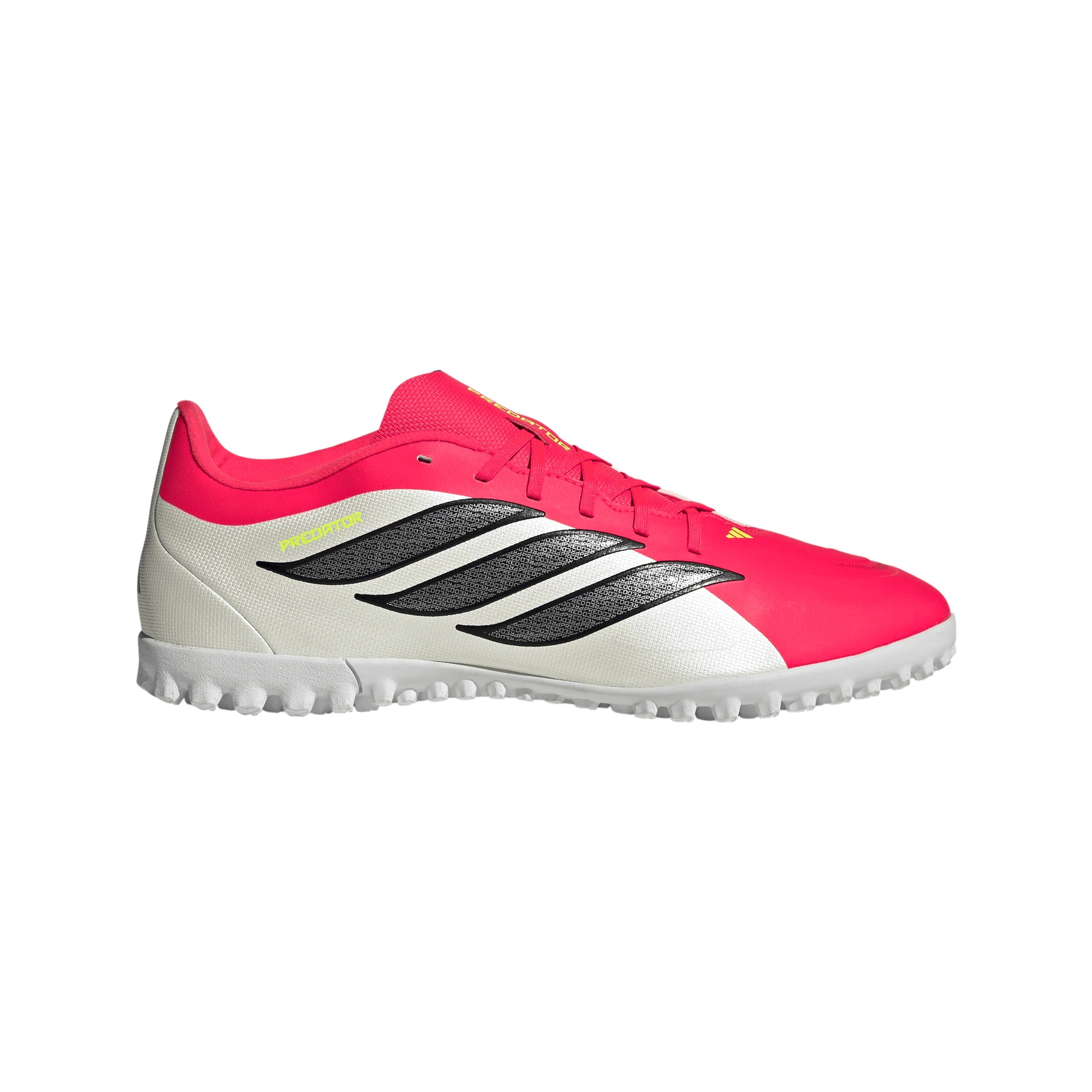 adidas Predator Club TF Turf Mens Soccer Cleats Red Black White