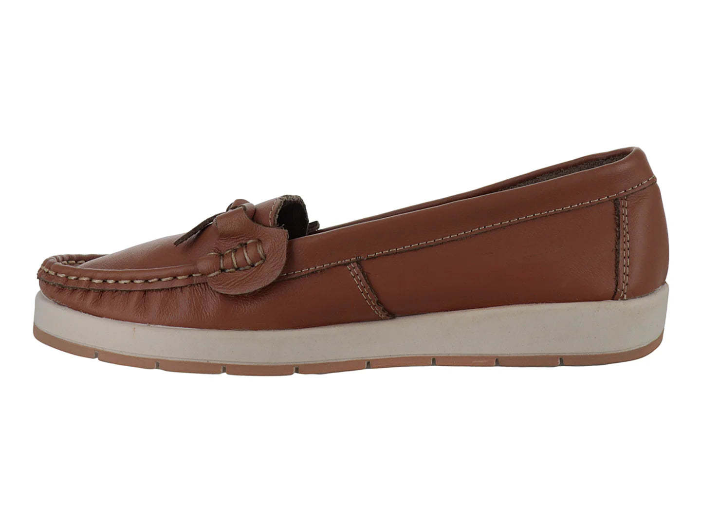 Mocasines Casuales MeliAna Color Miel para Mujer