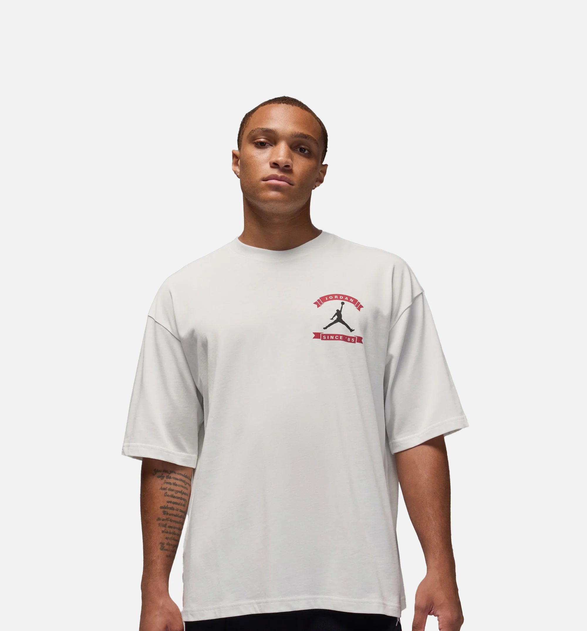 Reissue Oversized Graphic Mens Short Sleeve Shirt Summit White