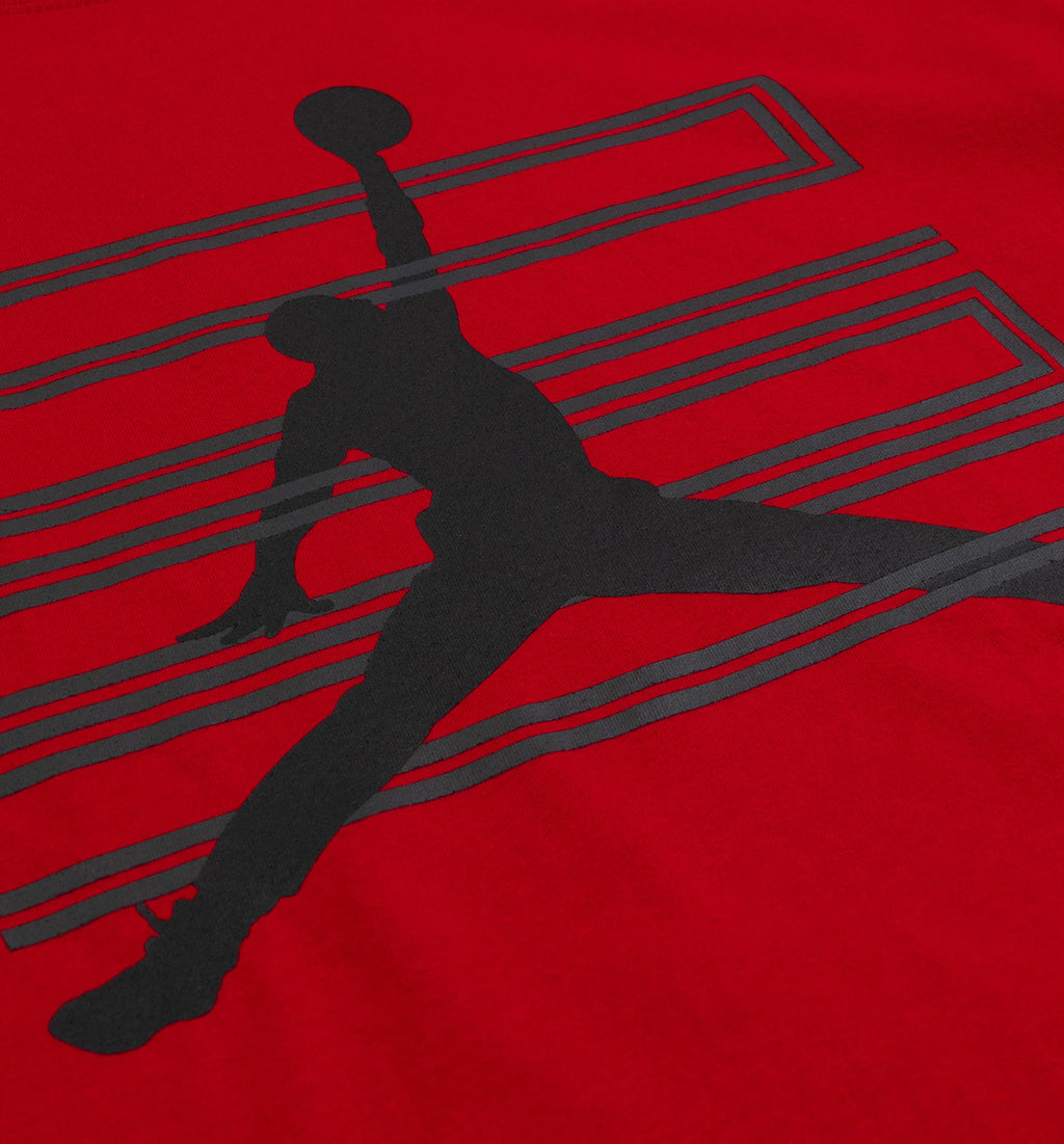 Air Jordan 11 Graphic Mens Short Sleeve Shirt Red