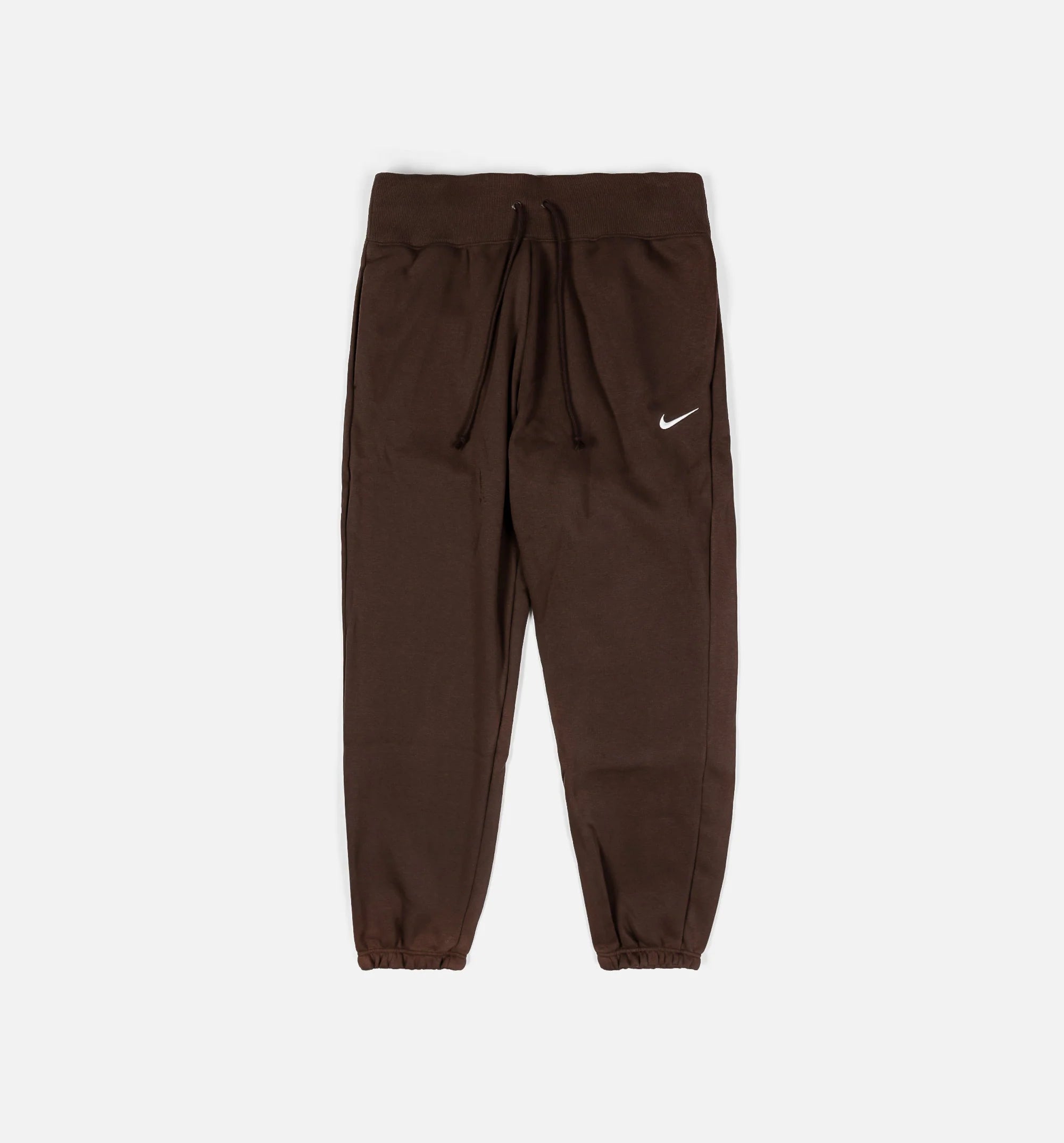 NSW Phoenix Fleece High Waisted Oversized Joggers Womens Pants Brown