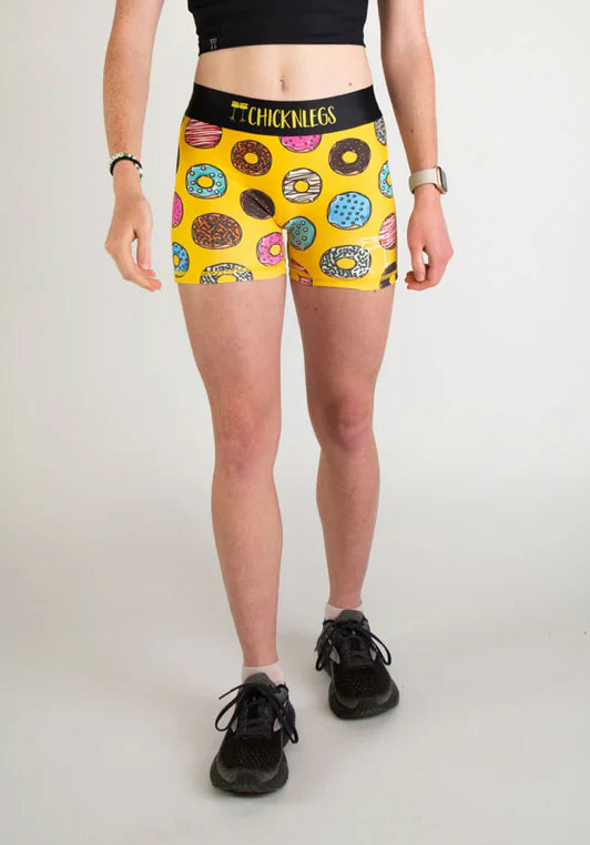 Womens Chickn Legs 3 Compression Shorts