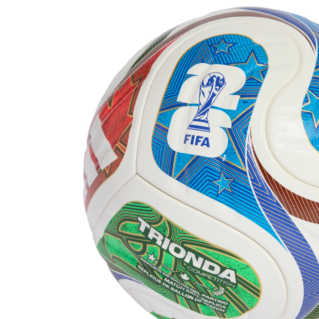 adidas FIFA World Cup 26 Trionda Competition Soccer Ball White Blue Red