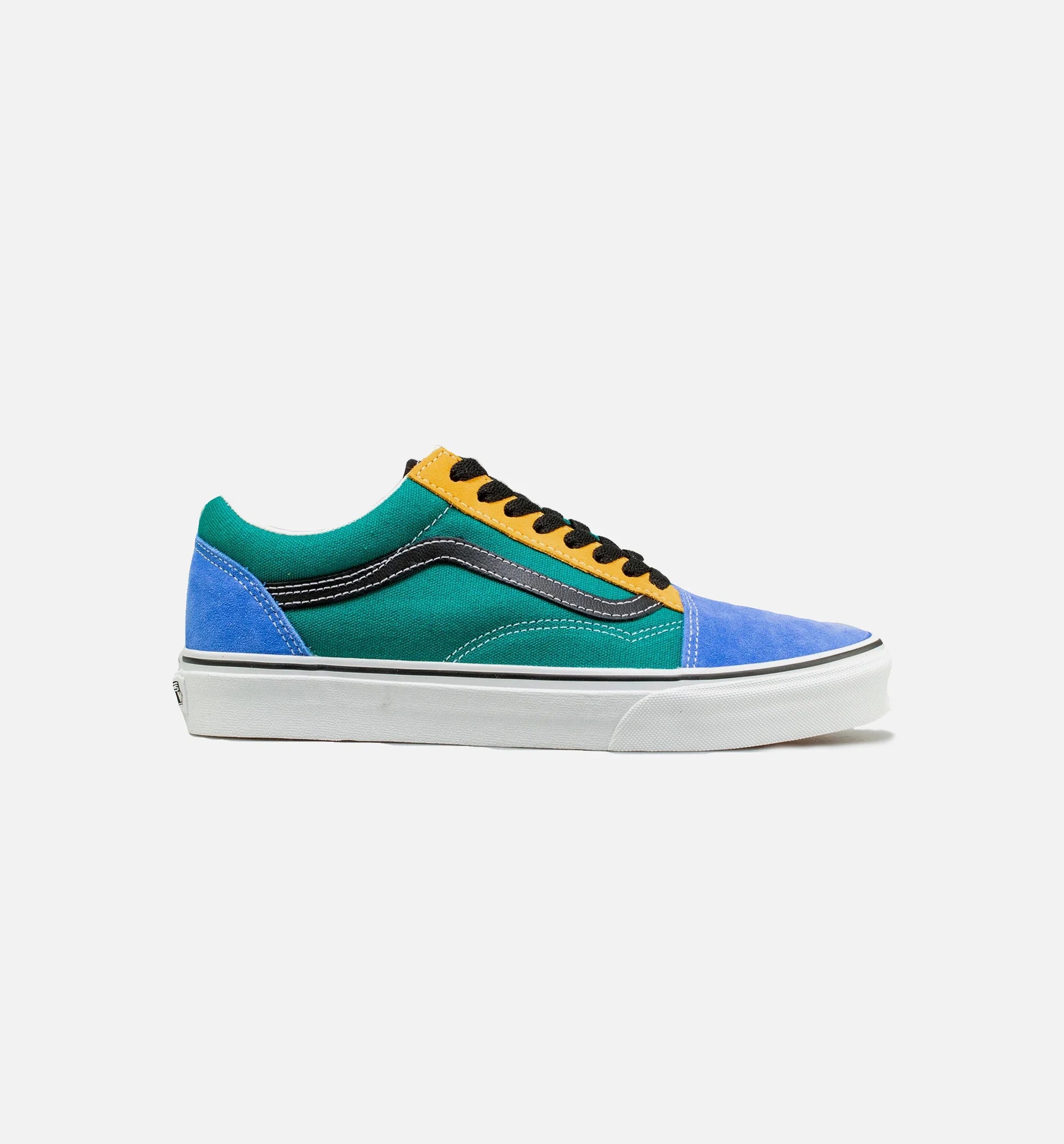 Mix Match Old Skool Mens Lifestyle Shoe Yellow Blue Green