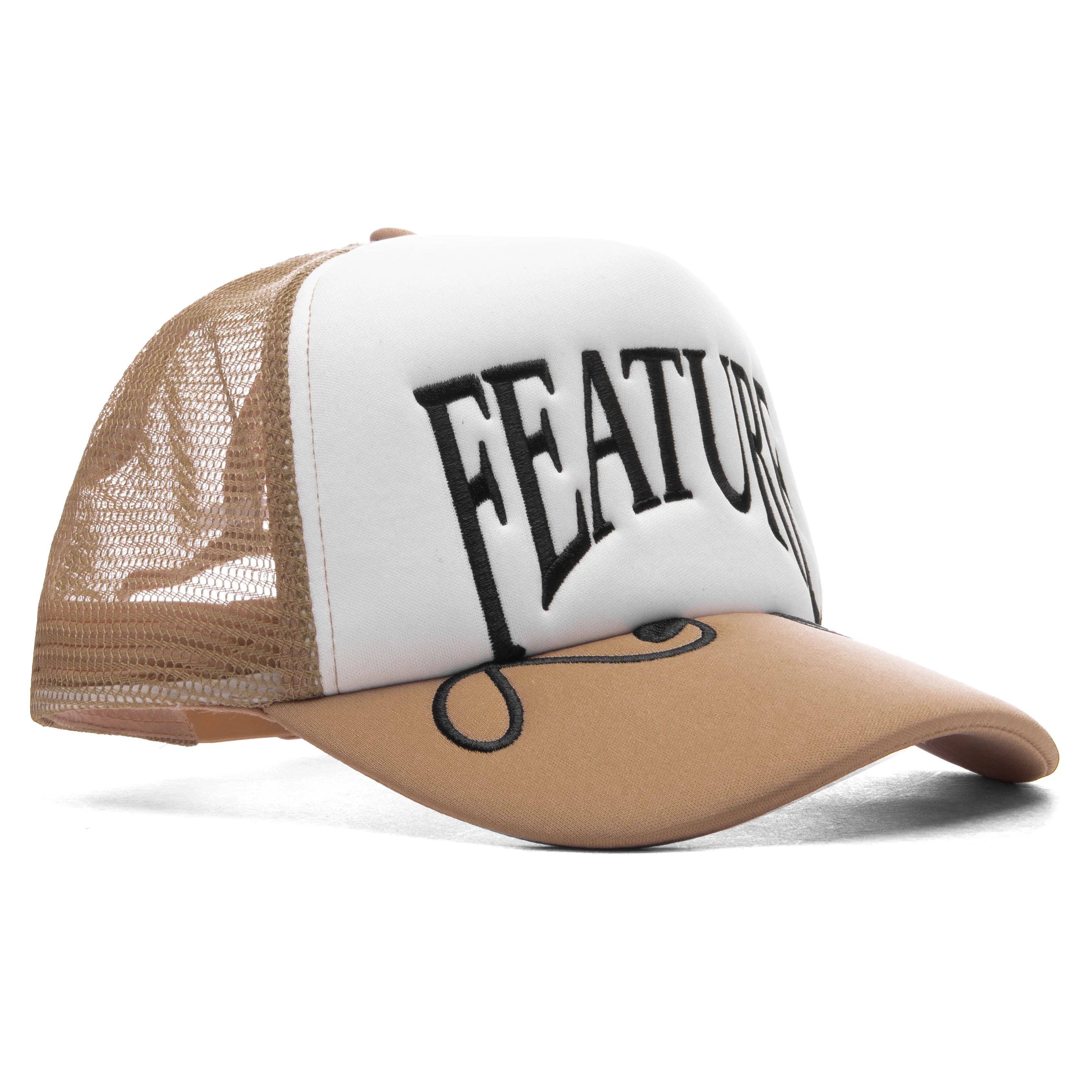 Lucas Trucker Tan White