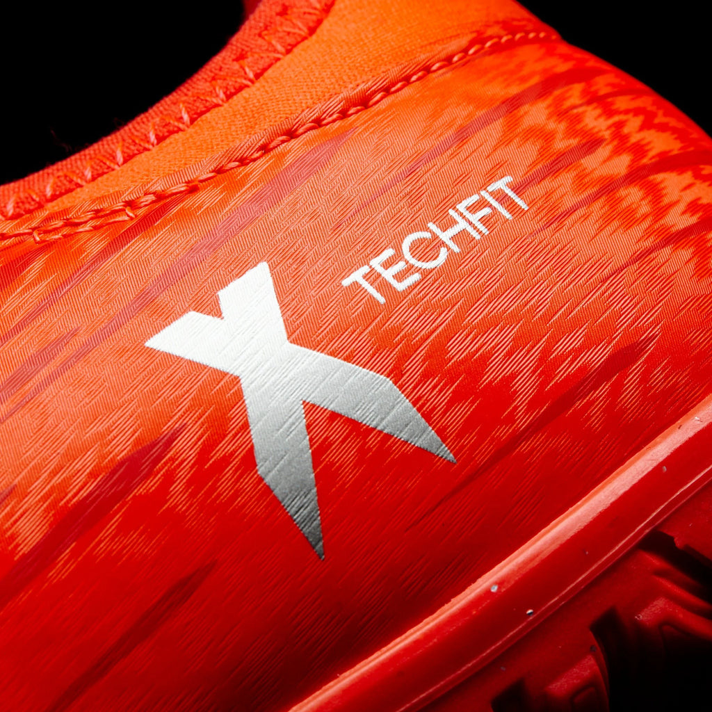 adidas X 163 TF Turf Youth Soccer Cleats Solar Red Silver Metallic Hi Res Red