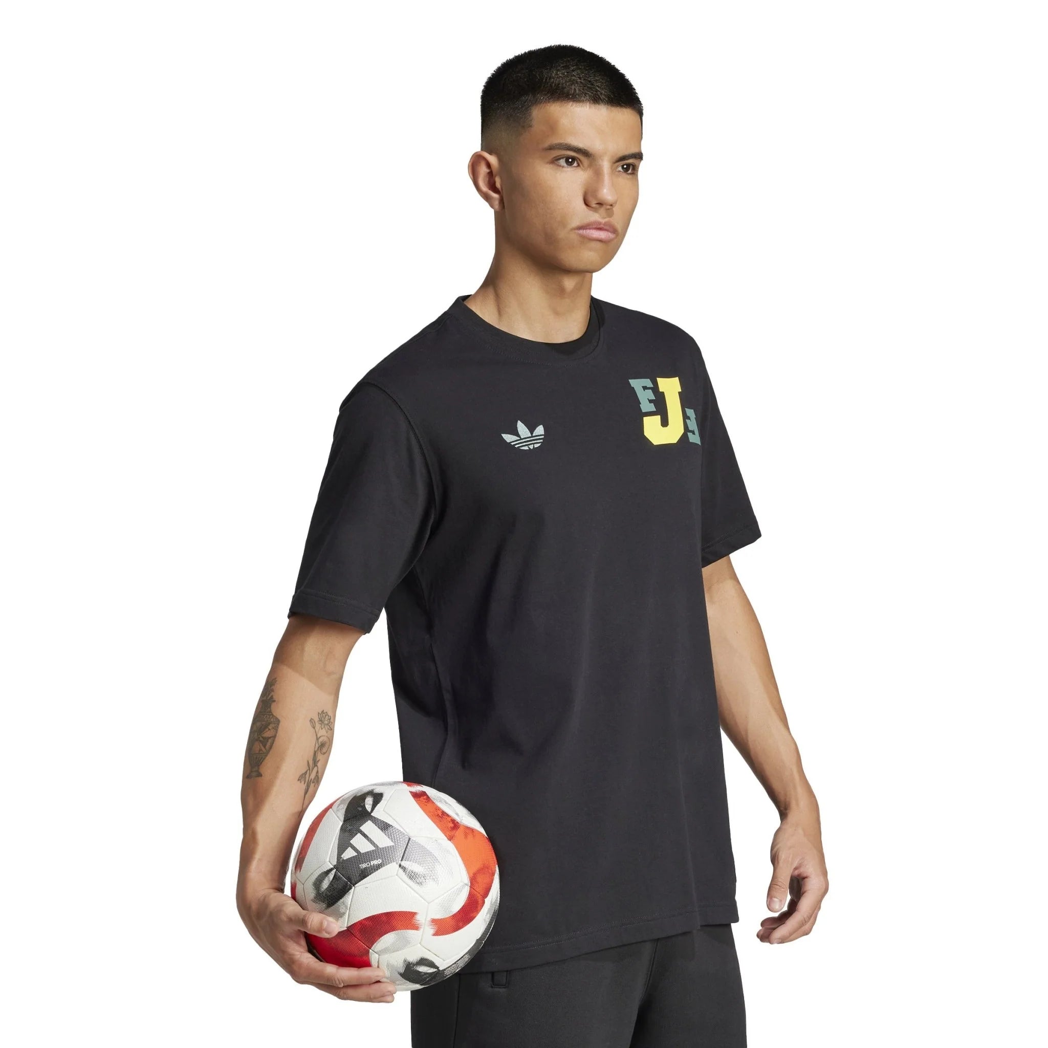 adidas Jamaica VRCT T Shirt Black