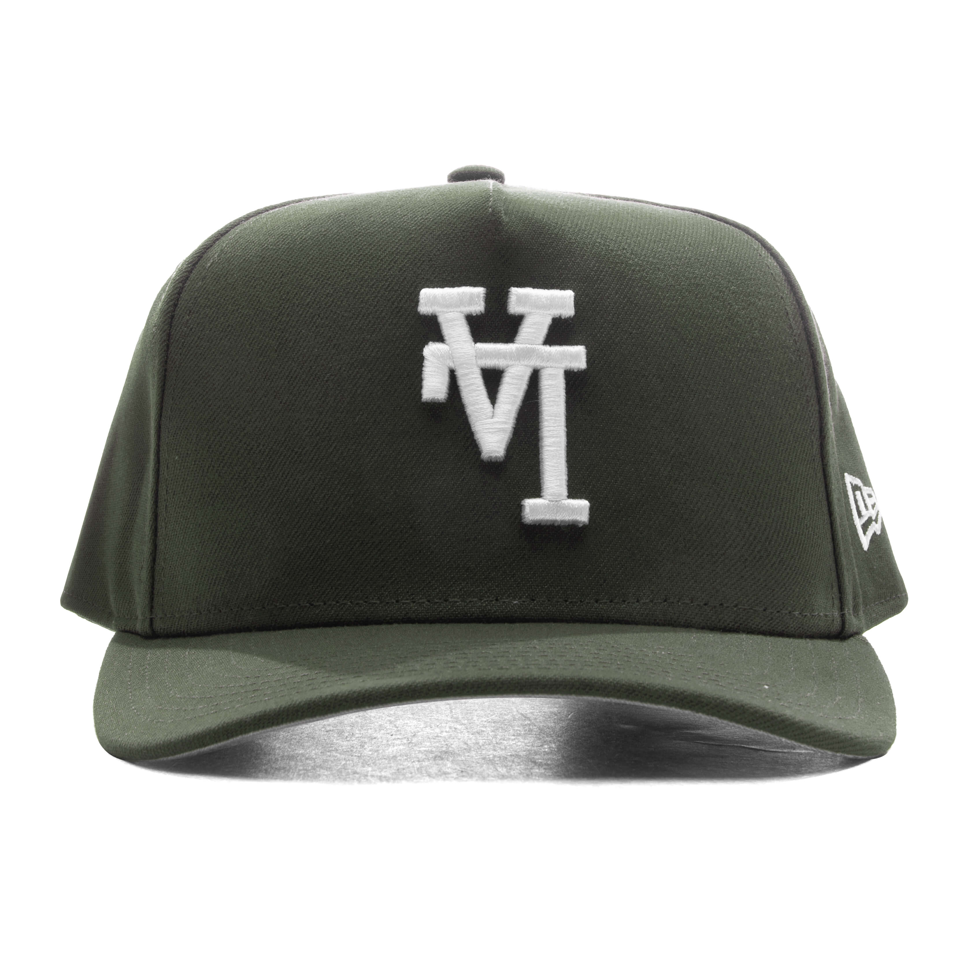 9FIFTY A Frame Snapback Upside Down Los Angeles Dodgers Olive
