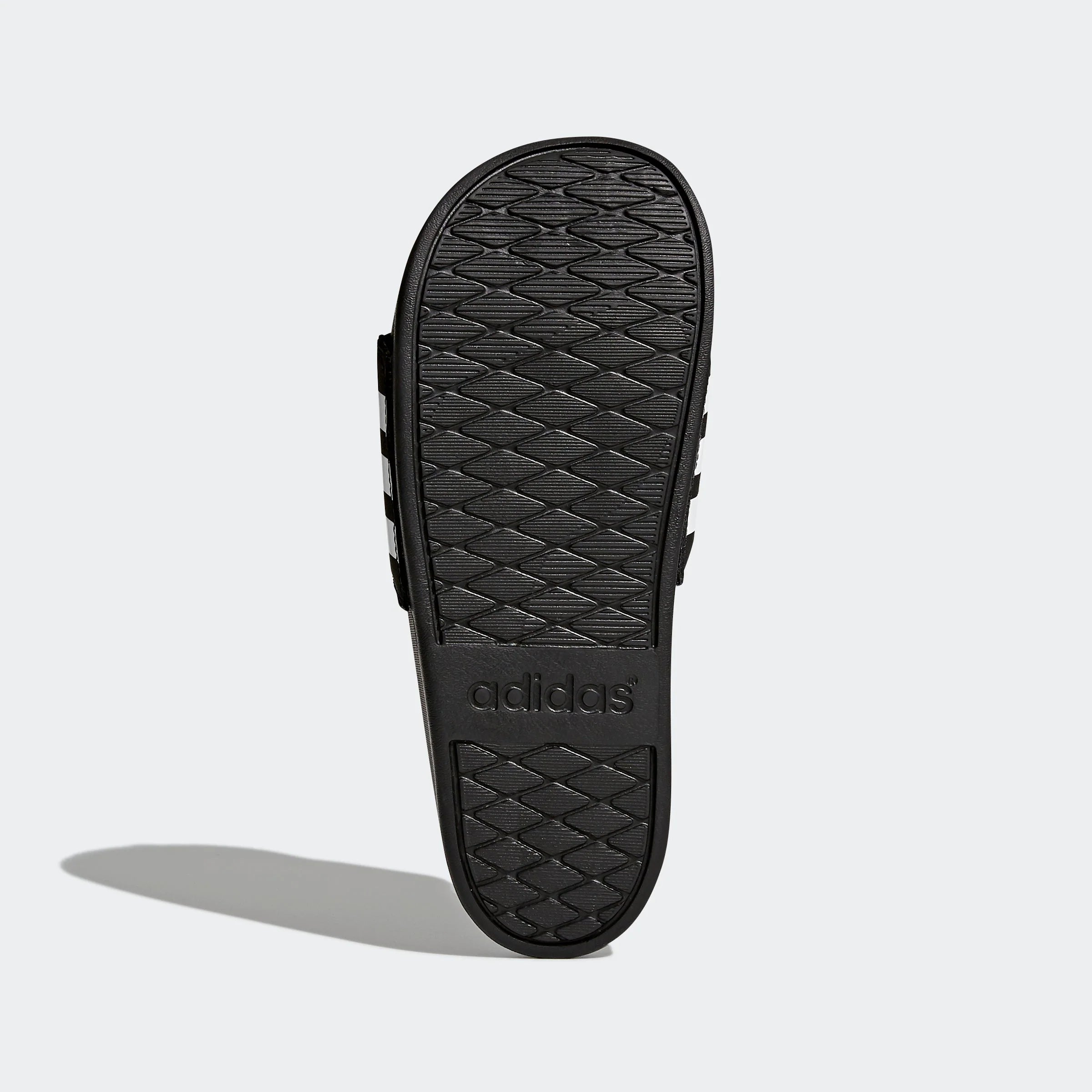 adidas Womens Adilette Comfort Slides Black White