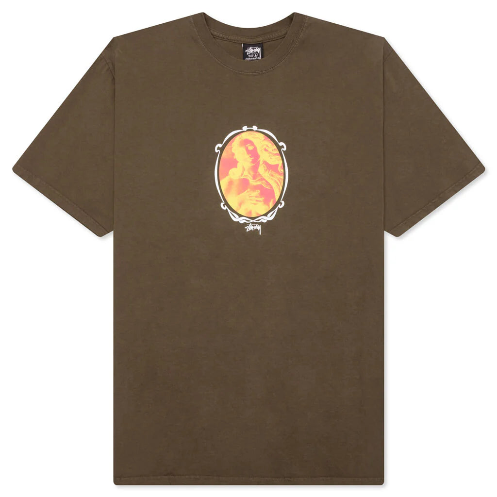 Venus Oval Pig Dyed Tee Brown