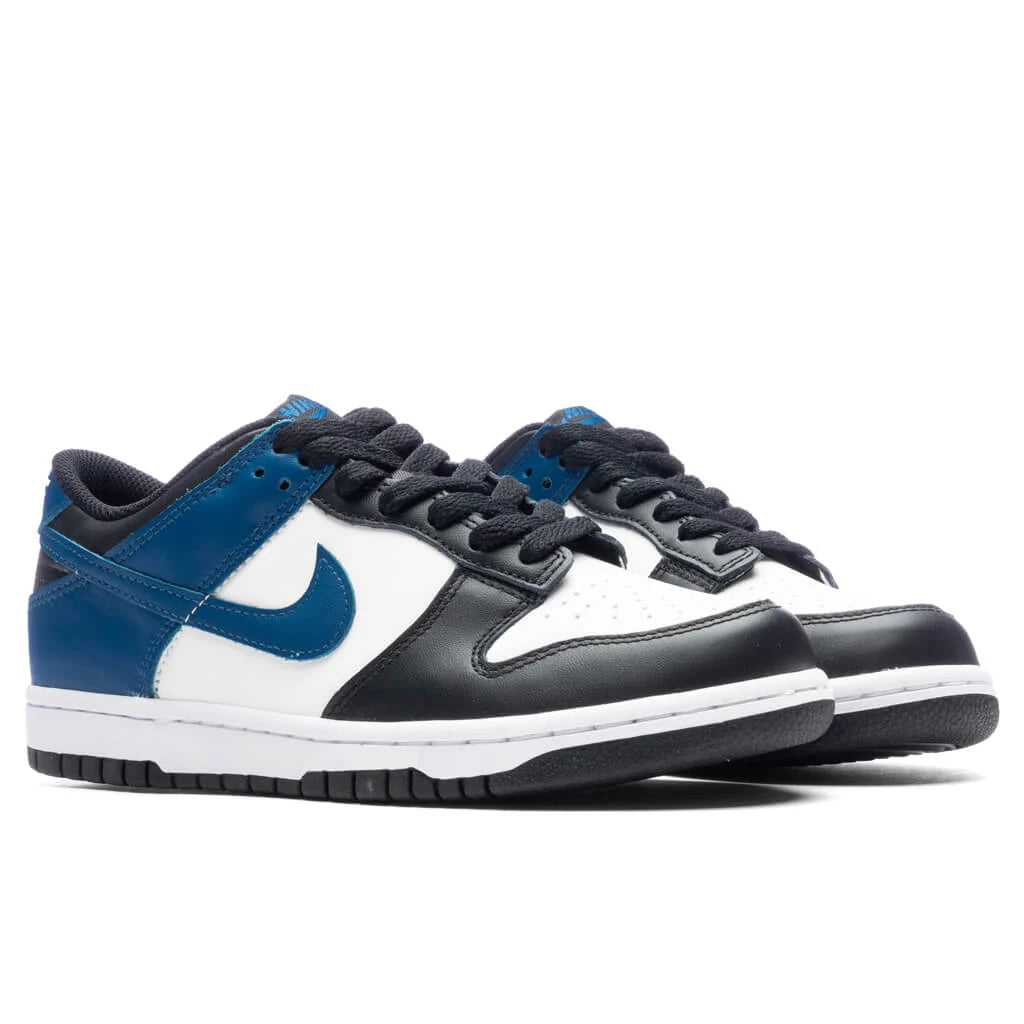 Dunk Low GS Summit White Industrial Blue Black