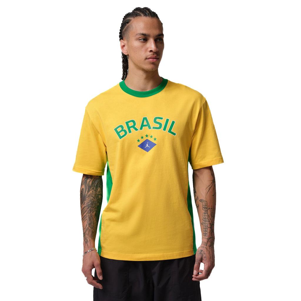 Air Jordan 85 Mens Graphic T Shirt Golden Yellow