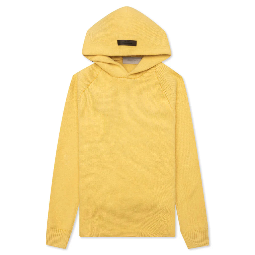 Kids Knit Hoodie Light Tuscan