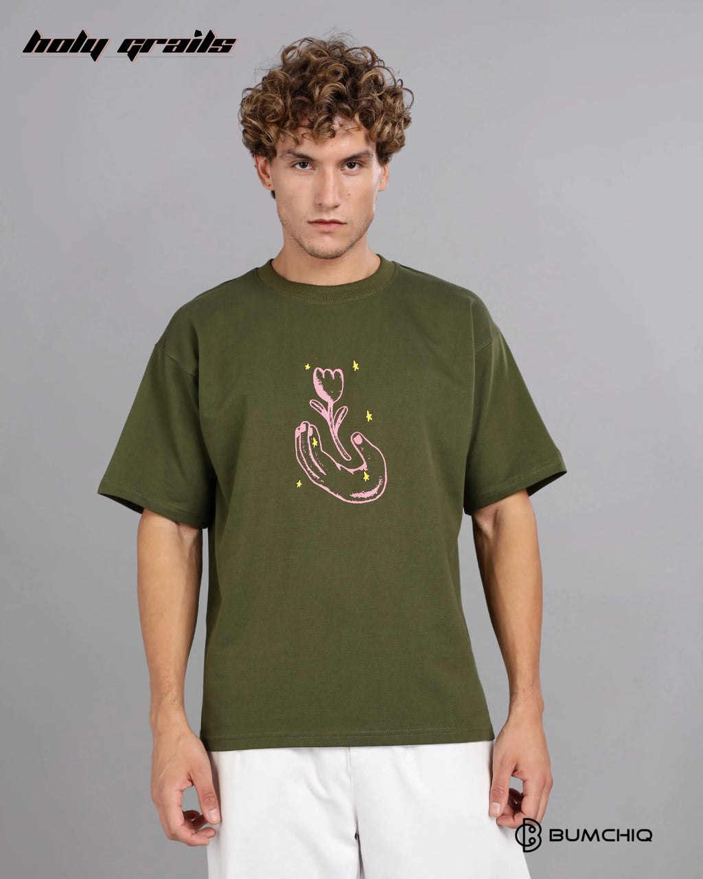 Luv Known Green Oversize Tee HG x Bumchiq