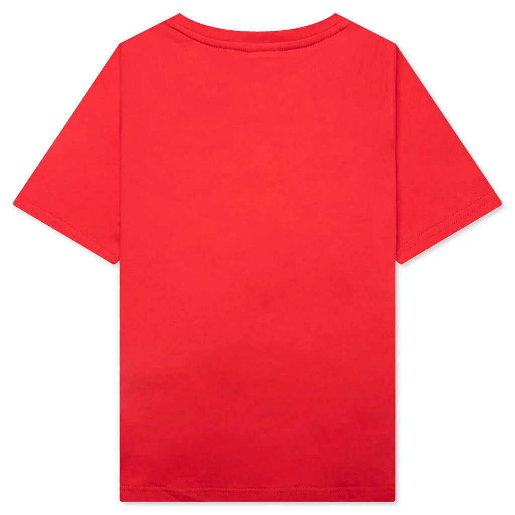 Kids Home S S Tee Racing Red