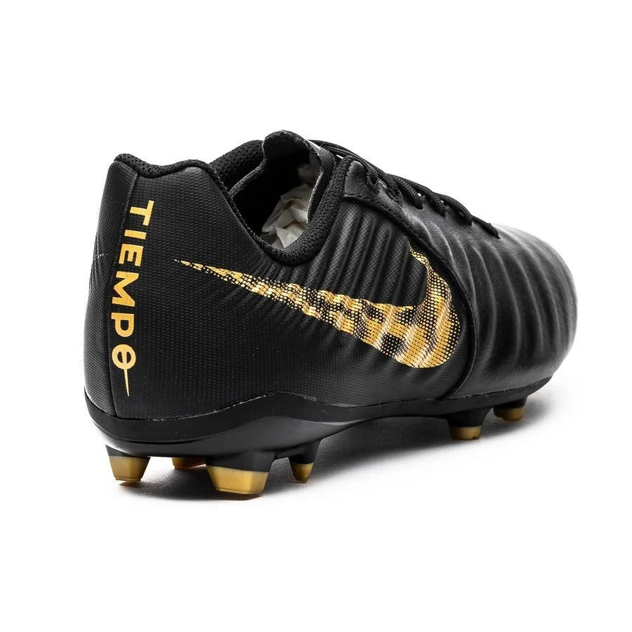 Nike Legend 7 Academy FG Firm Ground Soccer Cleats Black Gold