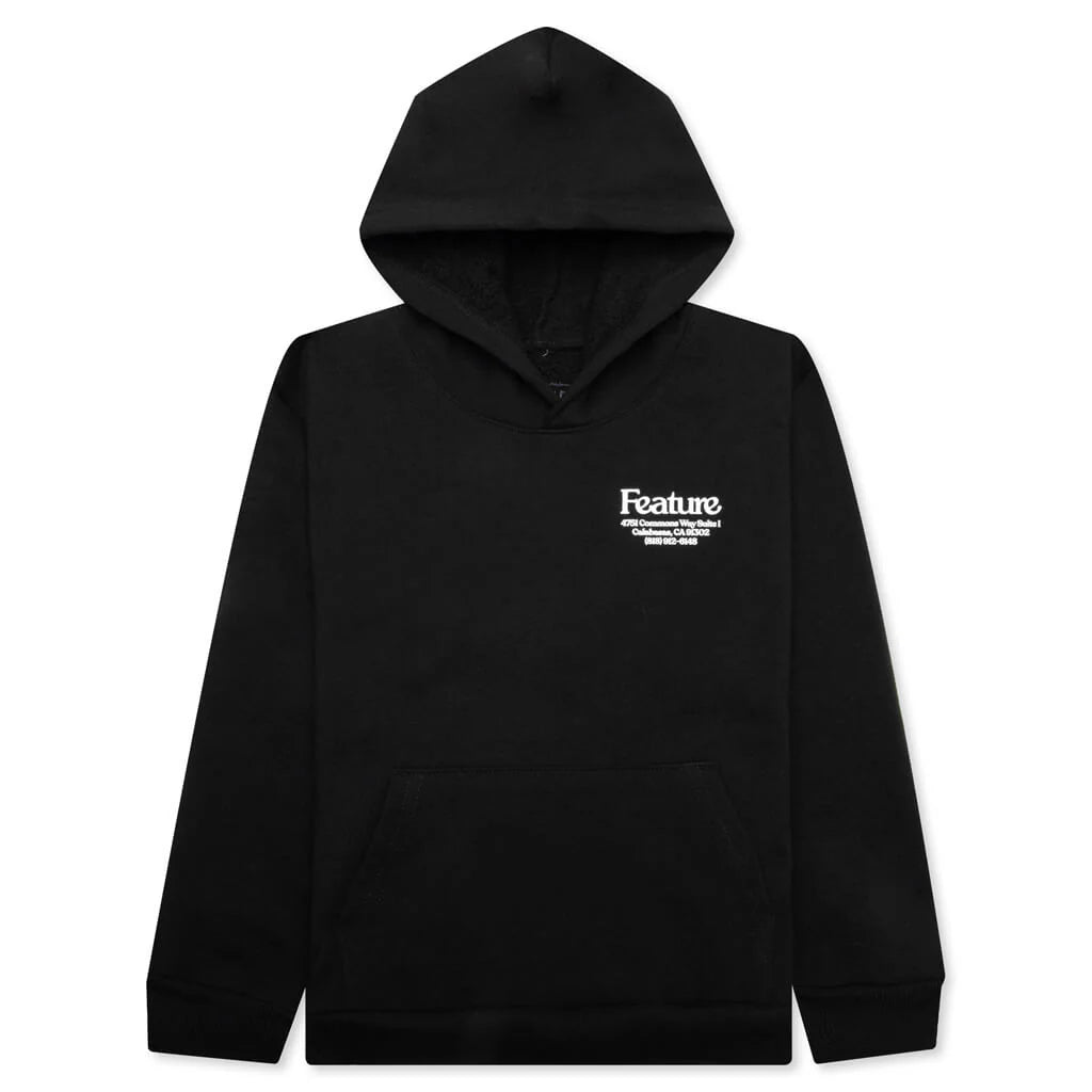 Kids C 40 S S Hoodie Black