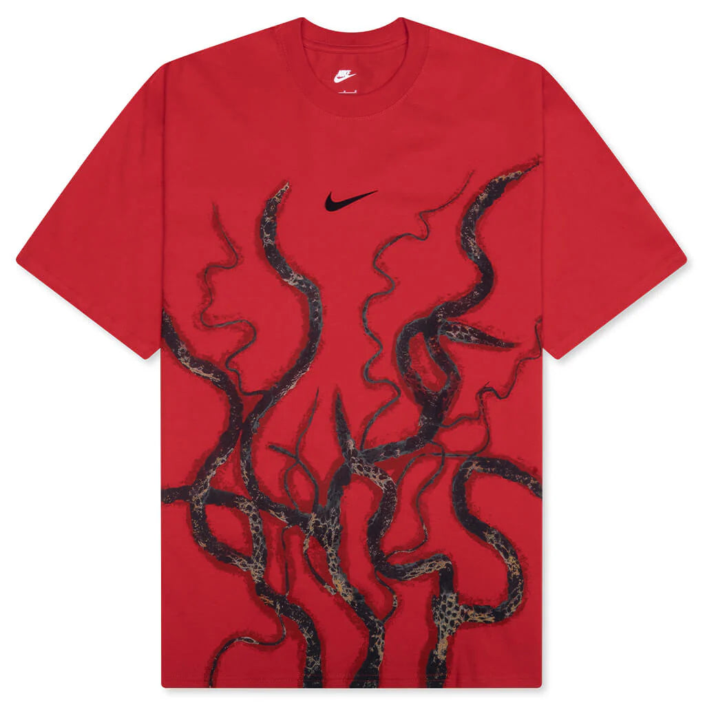 Nike x Stranger Things Max90 Tee University Red Black