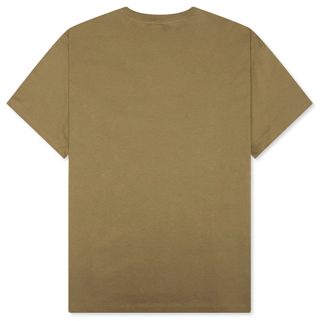 Essential Simple Dome Oversized S S Tee Olive
